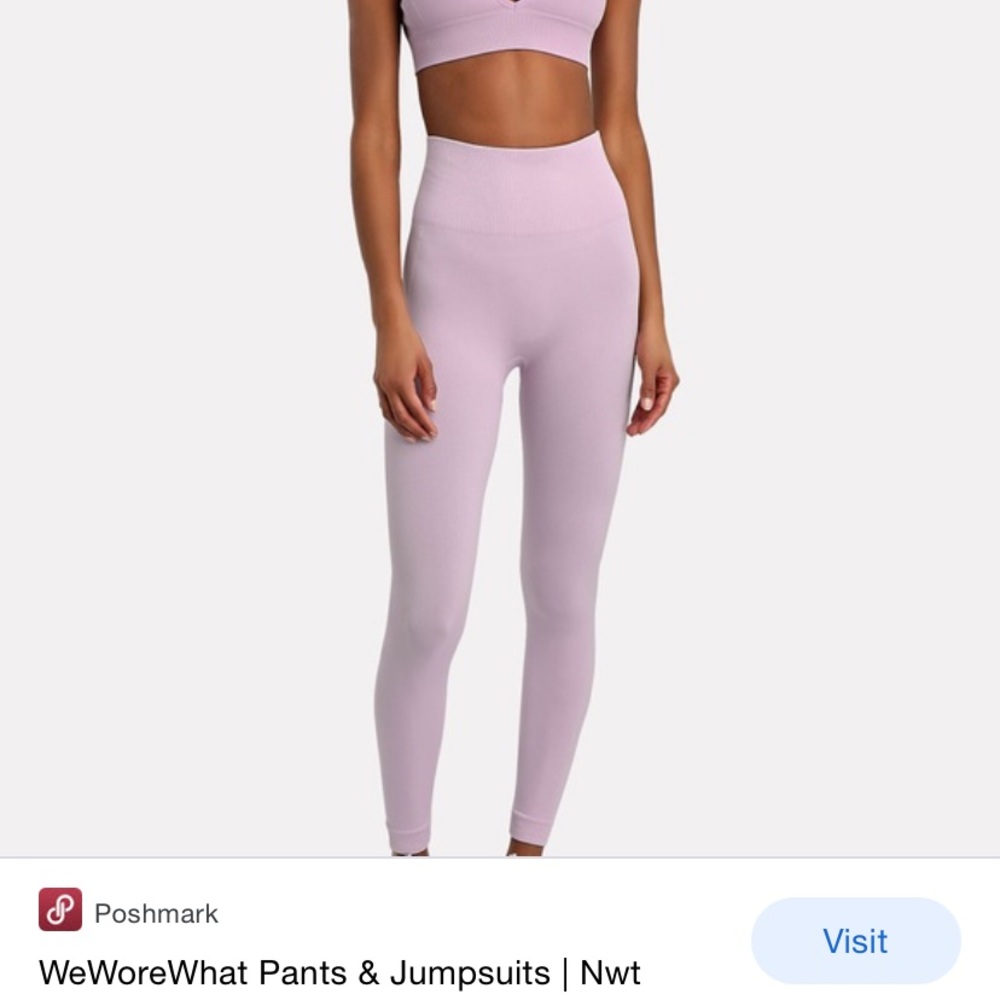 Purple leggings. We wore what brand